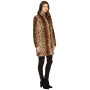 Пальто хутряне Leopard Guess