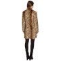Пальто хутряне Leopard Guess