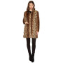 Пальто хутряне Leopard Guess