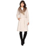 Пальто з хутряним коміром Guess