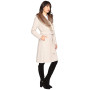 Пальто з хутряним коміром Guess